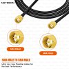 HLF200 RF Coaxial Cable with SMA Male to SMA Male Connector Premium Signal Integrity Cable for RF Communication & Testing (2) HLF200 RF Coaxial Cable with SMA Male to SMA Male Connector | Premium Signal Integrity Cable for RF Communication & Testing