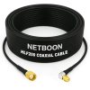 HLF200 RF Coaxial Cable with SMA Male to SMA Male Right Angle Connector Compact RF Interconnect for High-Frequency Equipment