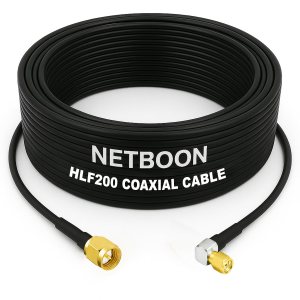 HLF200 RF Coaxial Cable with SMA Male to SMA Male Right Angle Connector Compact RF Interconnect for High-Frequency Equipment (1) HLF200 RF Coaxial Cable with SMA Male to SMA Male Right Angle Connector Compact RF Interconnect for High-Frequency Equipment