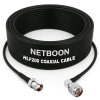 HLF200 RF Coaxial Cable with TNC Female to N Male Right Angle Connector Durable RF Link for High-Frequency & Outdoor Applications (1) HLF200 RF Coaxial Cable with TNC Female to N Male Right Angle Connector Durable RF Link for High-Frequency & Outdoor Applications