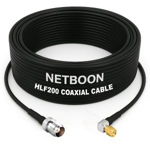 HLF200 RF Coaxial Cable with TNC Female to SMA Male Right Angle Connector Compact RF Adapter Cable for Precision Wireless Integration (1) HLF200 RF Coaxial Cable with TNC Female to SMA Male Right Angle Connector Compact RF Adapter Cable for Precision Wireless Integration