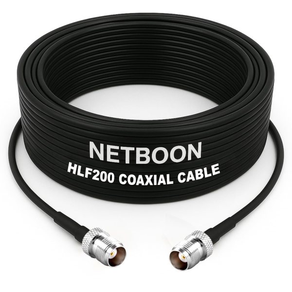 HLF200 RF Coaxial Cable with TNC Female to TNC Female Connector Robust RF Cable for Reliable Communication & Test Applications