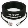HLF200 RF Coaxial Cable with TNC Male to BNC Female Connector Reliable RF Adapter Cable for Test Instruments, Antennas & Communication Systems (2) HLF200 RF Coaxial Cable with TNC Male to BNC Female Connector Reliable RF Adapter Cable for Test Instruments, Antennas & Communication Systems