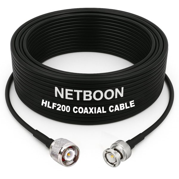 HLF200 RF Coaxial Cable with TNC Male to BNC Male Connector | Precision ...
