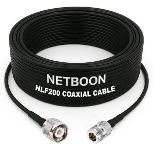 HLF200 RF Coaxial Cable with TNC Male to N Female Connector Precision RF Adapter Cable for Antenna & Test Equipment Integration (1) HLF200 RF Coaxial Cable with TNC Male to N Female Connector Precision RF Adapter Cable for Antenna & Test Equipment Integration