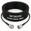 HLF200 RF Coaxial Cable with TNC Male to RP-TNC Male Connector Stable RF Interface for Wi-Fi & Communication Devices (1) HLF200 RF Coaxial Cable with TNC Male to RP-TNC Male Connector Stable RF Interface for Wi-Fi & Communication Devices