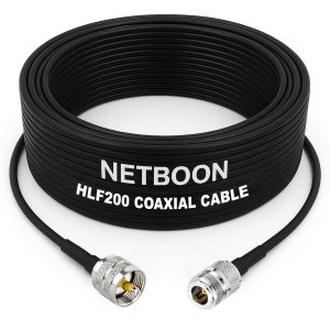 HLF200 RF Coaxial Cable with UHF Male to N Female Connector Precision RF Extension for Stable Signal Transmission (1) HLF200 RF Coaxial Cable with UHF Male to N Female Connector Precision RF Extension for Stable Signal Transmission