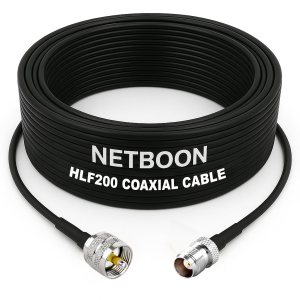 HLF200 RF Coaxial Cable with UHF Male to TNC Female Connector Stable RF Link for Reliable Antenna & Communication Systems (1) HLF200 RF Coaxial Cable with UHF Male to TNC Female Connector Stable RF Link for Reliable Antenna & Communication Systems