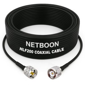 HLF200 RF Coaxial Cable with UHF Male to TNC Male Connector Rugged RF Link for Reliable Signal Performance