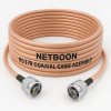 NETBOON RG178 Coaxial Cable Assembly with N Male to N Male Connector | Low Loss RF Cable, Frequency Support up to 7GHz