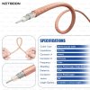 NETBOON RG178 Low Loss Coaxial Cable Assembly with N Male to N Female Connector Flexible High-Performance Cable for RF Testing & Communication (2) RG178 N Male to N Female RF Coaxial Cable | 50 Ohm Low Loss RF Jumper for Antenna, WiFi & Communication Devices