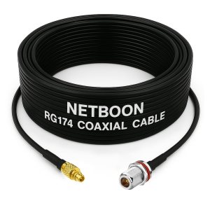 RG174 RF Coaxial Cable with MMCX Male to N Female Bulkhead Connector Compact Flexible Cable for RF, GPS & Wireless Modules (1) RG174 RF Coaxial Cable with MMCX Male to N Female Bulkhead Connector Compact Flexible Cable for RF, GPS & Wireless Modules