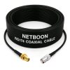 RG174 RF Coaxial Cable with SMA Female to BNC Female Connector Compact Flexible Cable for RF, Test Bench & Communication Systems (1) RG174 RF Coaxial Cable with SMA Female to BNC Female Connector Compact Flexible Cable for RF, Test Bench & Communication Systems