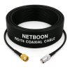 RG174 RF Coaxial Cable with SMA Male to BNC Female Connector Compact Flexible Cable for RF Testing & Wireless Systems (1) RG174 RF Coaxial Cable with SMA Male to BNC Female Connector Compact Flexible Cable for RF Testing & Wireless Systems