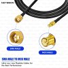 RG174 RF Coaxial Cable with SMA Male to MCX Male Connector | Flexible RF Lead for GPS, Antenna & Wireless Applications