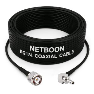 RG174 RF Coaxial Cable with TNC Male to CRC9 Right Angle Connector Compact RF Link for Modems, Dongles & Wireless Systems (1) RG174 RF Coaxial Cable with TNC Male to CRC9 Right Angle Connector Compact RF Link for Modems, Dongles & Wireless Systems