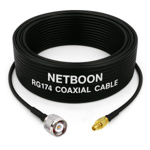 RG174 RF Coaxial Cable with TNC Male to MMCX Male Connector 50 Ohm Low-Loss RF Cable up to 3 GHz for Antenna & Wireless Devices (1) RG174 RF Coaxial Cable with TNC Male to MMCX Male Connector 50 Ohm Low-Loss RF Cable up to 3 GHz for Antenna & Wireless Devices