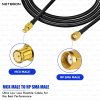 RG174 RF Low Loss Cable with MCX Male to RP-SMA Male Connector | Flexible Coax Cable for Wi-Fi, GPS & RF Modules