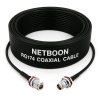 RG174 RF Low Loss Cable with N Female Bulkhead to TNC Female Bulkhead Connector Secure Panel-Mount RF Extension for Communication Systems (1) RG174 RF Low Loss Cable with N Female Bulkhead to TNC Female Bulkhead Connector Secure Panel-Mount RF Extension for Communication Systems
