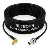 RG174 RF Low Loss Cable with SMA Female Right Angle to TNC Female Bulkhead Connector Compact RF Interface for Antenna & Wireless Systems (1) RG174 RF Low Loss Cable with SMA Female Right Angle to TNC Female Bulkhead Connector Compact RF Interface for Antenna & Wireless Systems