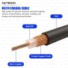 RG174 RF Low Loss Cable with SMA Male Right Angle to RP-SMA Male Connector Flexible Coax for Wi-Fi, RF Modules & Antenna Systems