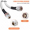 RG188 Durable RF Coax Assembly | N Male to N Female Bulkhead Connector | Low-Loss Precision Cable
