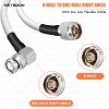 RG188 High-Performance RF Cable N Male to BNC Male Right Angle Connector Low-Loss Coax Assembly (2) RG188 High-Performance RF Cable N Male to BNC Male Right Angle Connector | Low-Loss Coax Assembly