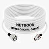 RG188 High-Quality RF Coaxial Cable TNC Male to TNC Female Bulkhead Connector Low-Loss, Shielded Cable for Telecom, Labs & Industrial RF Systems (1) RG188 High-Quality RF Coaxial Cable TNC Male to TNC Female Bulkhead Connector Low-Loss, Shielded Cable for Telecom, Labs & Industrial RF Systems