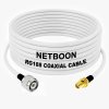RG188 High-Stability RF Coaxial Cable TNC Male to SMA Female Connector Low-Loss, Shielded Cable for Wireless, Lab & Industrial RF Systems
