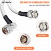 RG188 Low-Loss RF Coaxial Cable BNC Male to N Male Right Angle Connector High-Frequency, Shielded Cable for Lab, Telecom & Industrial RF Systems (2) RG188 Low-Loss RF Coaxial Cable BNC Male to N Male Right Angle Connector | High-Frequency, Shielded Cable for Lab, Telecom & Industrial RF Systems