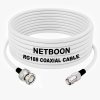 RG188 Premium RF Coaxial Cable BNC Male to BNC Female Connector High-Frequency Low-Loss Cable for Test & Communication Systems