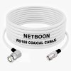 RG188 RF Coaxial Cable BNC Male Right Angle to BNC Female Connector Low-Loss High-Frequency Cable for CCTV, Test Labs & Communication Systems (7) RG188 RF Coaxial Cable BNC Male Right Angle to BNC Female Connector Low-Loss High-Frequency Cable for CCTV, Test Labs & Communication Systems