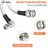 RG188 RF Coaxial Cable | BNC Male to SMA Male Right Angle Connector | Low-Loss High-Frequency Cable for Lab, IoT & Communication Equipment