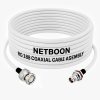 RG188 RF Coaxial Cable BNC Male to TNC Female Bulkhead Connector Low-Loss, Shielded Cable for RF Labs, Telecom, IoT & Industrial Applications
