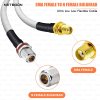 RG188 RF Coaxial Cable | SMA Female to N Female Bulkhead Connector | Low-Loss High-Frequency Cable for Lab, Telecom & Industrial Applications