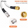 RG188 RF Coaxial Cable SMA Male to BNC Female Connector Low-Loss High-Frequency Cable for Test, Lab, IoT & Communication Systems (2) RG188 RF Coaxial Cable | SMA Male to BNC Female Connector | Low-Loss High-Frequency Cable for Test, Lab, IoT & Communication Systems