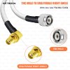 RG188 RF Coaxial Cable | TNC Male to SMA Female Right Angle Connector | Low-Loss High-Frequency Cable for IoT, Lab Testing & RF Communication