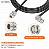 HLF240 Compact RF Cable N Female to BNC Male Right-Angle Connector 6GHz Low-Loss Coax for SDR, IoT & Industrial Wireless Systems (2) HLF240 Compact RF Cable | N Female to BNC Male Right-Angle Connector | 6GHz Low-Loss Coax for SDR, IoT & Industrial Wireless Systems