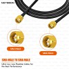 HLF240 High-Stability RF Cable | SMA Male to SMA Male Connector | 6GHz Low-Loss Coax for SDR, IoT, Test & Industrial Wireless Use