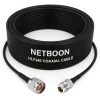 HLF240 Low Loss Coaxial Cable | N Male to N Female Connector | 6GHz RF Cable for Antennas, Routers, SDR, IoT, Ham Radio & Telecom
