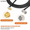 HLF240 Low Loss RF Cable with SMA Male Right-Angle to TNC Male Right-Angle Connector 6GHz Compact Coax for SDR, IoT & Industrial Use (2) HLF240 Low Loss RF Cable with SMA Male Right-Angle to TNC Male Right-Angle Connector | 6GHz Compact Coax for SDR, IoT & Industrial Use