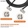 HLF240 Low Loss RF Coaxial Cable with BNC Male Right-Angle to BNC Male Right-Angle Connector | 6GHz High-Performance Cable for SDR & IoT