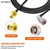 HLF240 Precision Low Loss RF Cable SMA Female to N Male Right Angle Connector Compact Coaxial Solution for SDR, IoT & Antenna Systems (2) HLF240 Precision Low Loss RF Cable | SMA Female to N Male Right Angle Connector | Compact Coaxial Solution for SDR, IoT & Antenna Systems