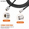 HLF240 Premium RF Cable | N Female to BNC Female Connector | 6GHz Low-Loss Coax for SDR, IoT, Antennas & Industrial Wireless