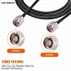 NETBOON HLF240 RF Coaxial Cable Assembly – N Male to N Male Connector (2) NETBOON HLF240 RF Coaxial Cable Assembly – N Male to N Male Connector