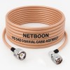RG142 Coaxial Cable with TNC Male to N Male Right Angle Connector | High-Performance PTFE RF Cable for Industrial, IoT & SDR Systems