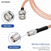 RG142 Low Loss Coaxial Cable with BNC Male to BNC Female Connector | High-Quality PTFE RF Cable for SDR, IoT & Industrial Applications