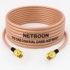 RG142 Low Loss Coaxial Cable with SMA Male to SMA Male Connector | High-Performance PTFE RF Cable for SDR, IoT, Antennas & Industrial Systems