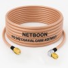 RG142 Low Loss Coaxial Cable with SMA Male to SMA Male Right Angle Connector Premium PTFE RF Cable for IoT, SDR & Industrial Applications (1) RG142 Low Loss Coaxial Cable with SMA Male to SMA Male Right Angle Connector | Premium PTFE RF Cable for IoT, SDR & Industrial Applications