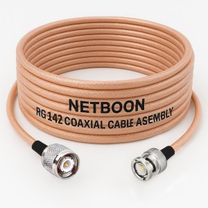 RG142 Premium Low Loss Coaxial Cable with TNC Male to BNC Male Connector | High-Performance RF Cable for SDR, IoT, Antennas & Industrial Use